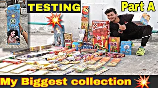 Testing Diwali Crackers 2020 | Cracker Stash | Testing with colours | Different types of crackers 🔥
