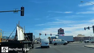 Vegas Drive Tour Eastbound Stretch W Tropicana Ave., West Las Vegas, Nevada, U.S.A.