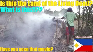 The Smoke Can Make this Poor Filipino Guy in the Philippines Very SICK. Life of The Poor Filipinos