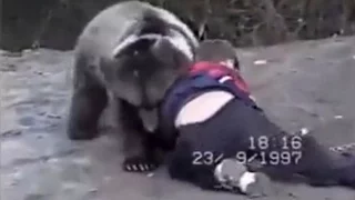 Young Khabib Nurmagomedov Wrestling A Bear