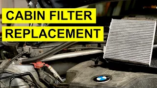 BMW X3, X4 Cabin Air Filter Replacement - 2011-2018