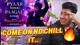 Pyaar Lona Paagal Reaction  - Lyrical | Ravanasura | Ravi Teja | Harshavardhan Rameshwar | Sudheer V