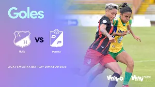Huila  vs. Pereira  (goles) | Liga Femenina BetPlay Dimayor 2023 |  Fecha 17