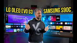 Duelo de gigantes! LG G3 vs Samsung S90C: qual a MELHOR TV OLED do Brasil?