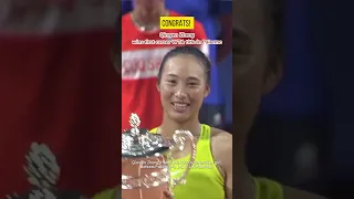 China's Qinwen Zheng wins first career WTA title in Palermo.