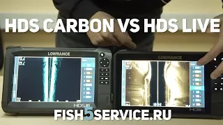 Обзор/сравнение эхолот картплоттеров Lowrance HDS-9 LIVE и HDS 9 CARBON