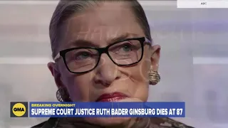 ABC News 'Good Morning America' open: Death of Ruth Bader Ginsburg