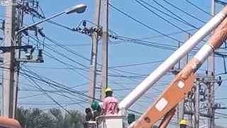 high voltage electricity killed a men