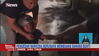 Penggerebekan Pengedar Sabu di Jember Diwarnai Tembakan Polisi #iNewsSiang 25/03