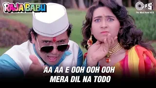 Aa E Ee Mera Dil Na Todo | Raja Babu | Govinda & Karisma Kapoor | Abhijeet | Tips Official