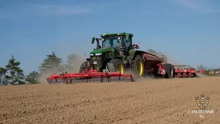 Maisausaat 2021/ John Deere 7R330 Gen.2/ Horsch Maestro 12 CV