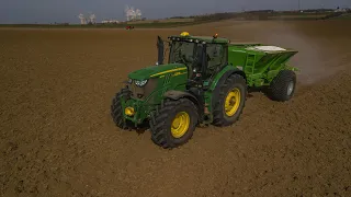 4K | Redu Charolais | Hnojení | John Deere 6175R+@gustrowerl-m-b1568 GDK 7.000