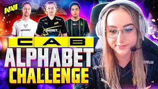 NAVI Javelins play Alphabet Challenge