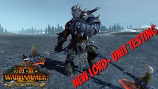 Taurox the Brass Bull Unit Testing. The Silence & The Fury New DLC. Total War Warhammer 2