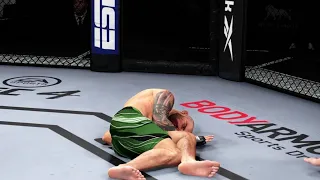 Dustin Poirier Knocks Out Alexander Volkanovski!!(UFC 4 Online)