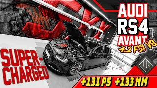 Audi RS4 (B8) 4.2 FSI V8 |  Kompressor Kit Abstimmung - Dyno - 100-200 km/h | mcchip-dkr