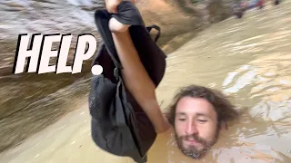 HIKING THE NARROWS IN A FLASH FLOOD (Zion National Park)