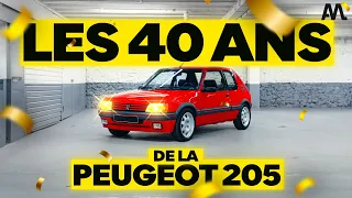 L'ICÔNE Peugeot 205 fête ses 40 ans : retour sur une histoire folle !