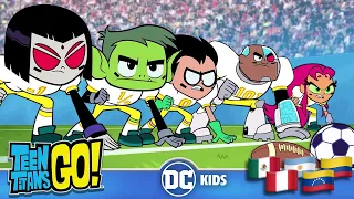 Fútbol vs. fútbol americano | Teen Titans Go! en Latino 🇲🇽🇦🇷🇨🇴🇵🇪🇻🇪 | @DCKidsLatino