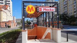 Metro Warszawa Stacja metra Płocka / Warsaw Płocka metro station - 21.05.2020