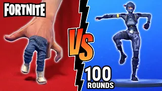 FORTNITE "Fingers Breakdance" Emote Dance Challenge 100