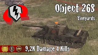 Object 268  |  9,2K Damage 4 Kills  |  WoT Blitz Replays