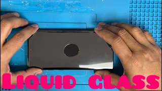 how to install uv liquid tempered glass,Liquid tempered glass note 10 plus ,uv liquid tempered glass