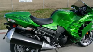 Overview and Review: 2012 Kawasaki ZX14R Ninja in Golden Blazed Green Special Edition
