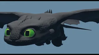 Toothless Fly (Animation Test)