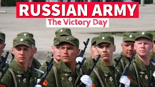 Russian Army on The Victory Day Parade. The 9th of May. Display of the Russian military power