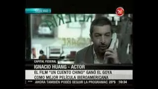 Premio Goya Ignacio Huang un actor taiwanes "Un Cuento Chino" Iberoamericana Argentina 20Feb2012