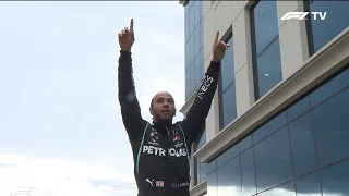 RECORD EQUALLING 7TH WORLD CHAMPIONSHIP LAP AND EMOTIONAL CELEBRATIONS | LEWIS HAMILTON!!