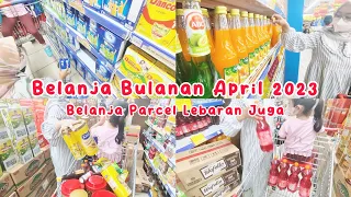 #RamadanVlog | Belanja Bulanan April 2023 Sekaligus Belanja Buat Parcel Lebaran Buat Para Tukang