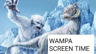 STAR WARS EPISÓDIO V (O IMPÉRIO CONTRA ATACA) {1980} WAMPA SCREEN TIME.