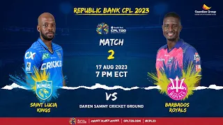LIVE | Barbados Royals vs Saint Lucia Kings | CPL 2023