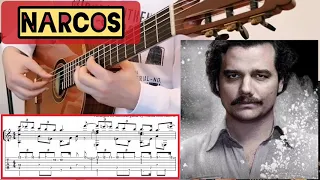 NARCOS THEME / Fingerstyle Classical Guitar Cover