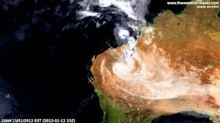 Tropical Cyclone Heidi HD Satellite & Radar Timelapse (Final Update)