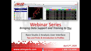 1-2 Race Studio 2 Analysis User Interface - Live Webinar - 4/2/2020