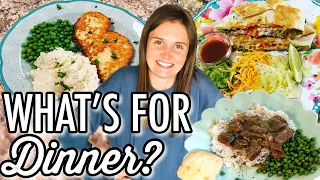 WHAT’S FOR DINNER? | *5* DELISH MEALS ANYONE CAN MAKE TONIGHT! | COME COOK WITH ME! | JULIA PACHECO