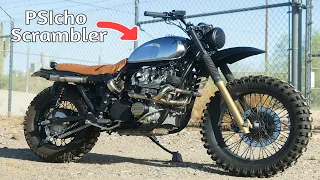 Turbocharged KZ650 Scrambler - FULL BUILD Timelapse