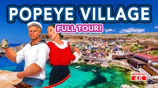 POPEYE VILLAGE MALTA | Full tour of Popeye Village in Sweethaven Village Malta!