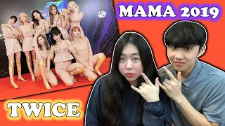 Couple Reacts To: TWICE MAMA 2019 Full Performance Reaction