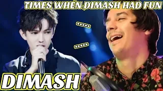 Times When Dimash Had Fun With His Voice | Reaction