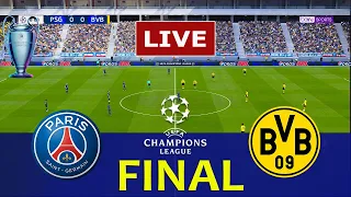 PARIS SAINT GERMAIN vs BORUSSIA DORTMUND | UEFA CHAMPIONS LEAGUE 2023/24 | Full Match | PES