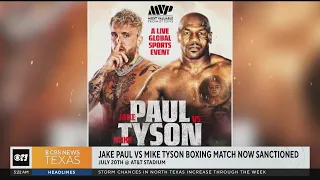 Jake Paul vs. Mike Tyson boxing match now sanctioned by Texas