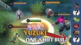 THANK YOU YUZUKE FOR THE ALUCARD ONE SHOT BUILD 🔥| ALUCARD BEST BUILD AND EMBLEM 💯 | MLBB