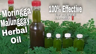 Paano Gumawa Ng Malunggay or Moringga herbal oil Super Epektibo|Calzado's Garden