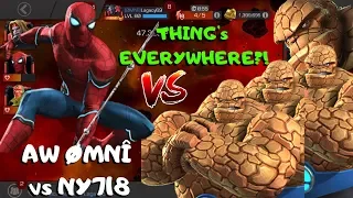 AW 5/65 THINGS?! ØMNÎ vs NY718 Season 8 #1 - Marvel Contest of Champions