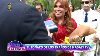 ¡De rompe y raja! Así fue el tonazo por los 25 años de 'Magaly TV'