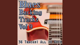 Db - Shuffle Blues Up Tempo Guitar Jam Track